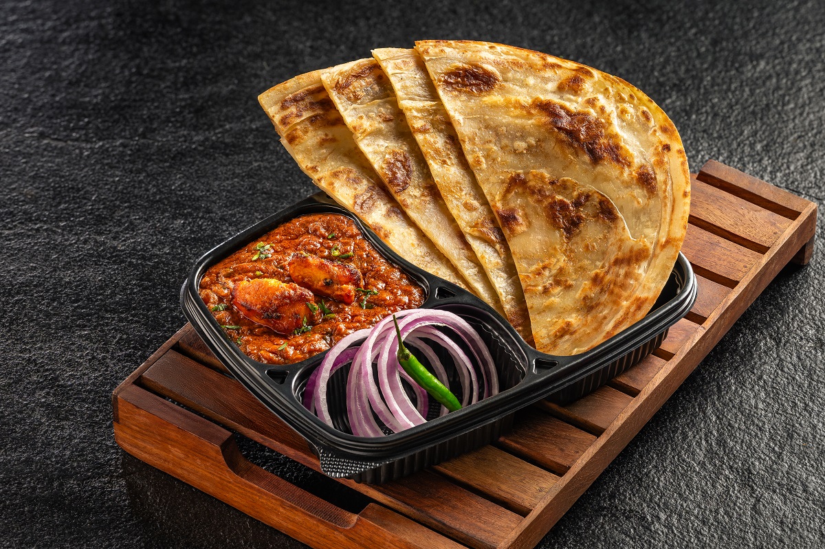 Kadhai Chicken with 4 Whole Wheat Chapati
