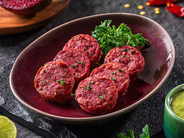 Beetroot Kabab 6 Pcs
