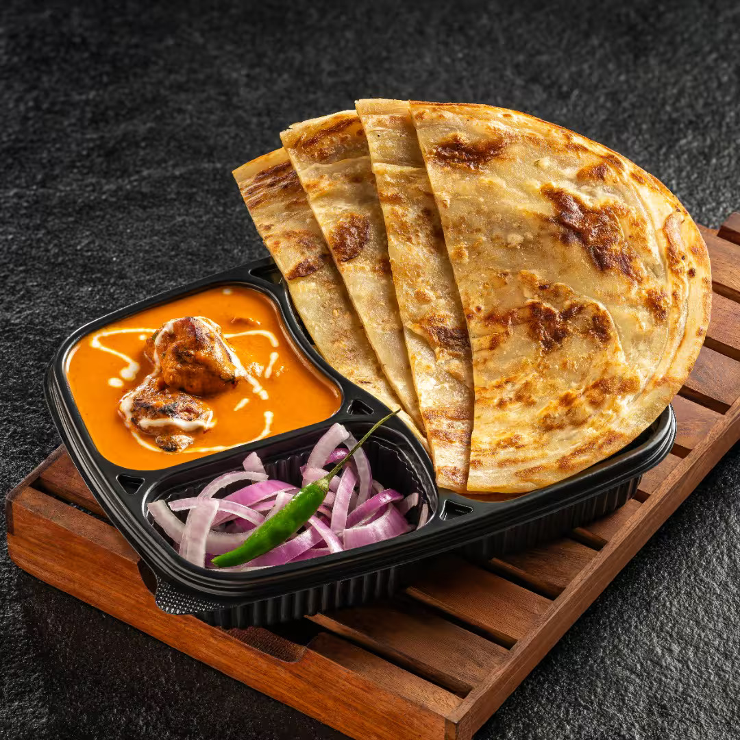 Butter Chicken with 4 Whole Wheat Chapati
